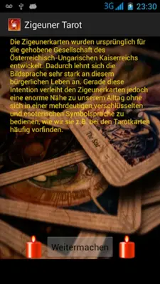 Zigeuner Tarot android App screenshot 4